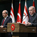 Cumhurbaşkanı Erdoğan KKTC Cumhurbaşkanı Tatar ile görüştü