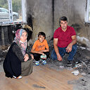 Deliller kaybolmasın diye 8 yıl önce yanan odayı dava bitmediği kullanamıyorlar