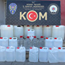 Adana kaçakçılara operasyonu: 800 litre sahte içki ve 60 litre kaçak etil alkol ele geçirildi