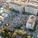 Deprem sonrası İzmir’de son durum havadan görüntülendi