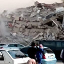 Rıza Bey Apartmanı'nın yıkılmasının ardından yaşanan panik anları kamerada