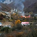 Ermeniler Kelbecer'deki son günlerinde evleri ve ormanlık alanları ateşe verdi