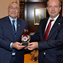 Cumhurbaşkanı Tatar, Avrasya Stratejik Araştırmalar Merkezi Başkanı Doğanay’ı kabul etti