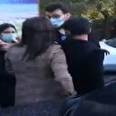 HDP'li vekil İmir gözaltına alınan PKK'lı teröristin telefonunu polislerden saklamaya çalışırken görüntülendi