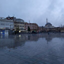 Yeni yılın ilk günü: Meydanlar ve yollar kısıtlamadan dolayı boş kaldı