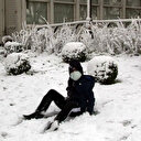 Çamlıca’da çocukların kartopu keyfi