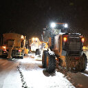 Kar TIR sürücüleri için çile oldu