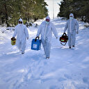 Samsun'da aşı ekipleri barajları ve karla kaplı dağlara geçerek yaşlı ailelere ulaşıyor