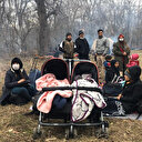 Yunanistan'ın Midilli Adası'ndaki hamile bir Afgan sığınmacı kendini yaktı