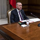 Cumhurbaşkanı Erdoğan Fransız mevkidaşı Macron ile görüştü