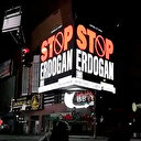 FETÖ'cülerden alçak propaganda: New York'taki panolara 'Stop Erdoğan' yazdırdılar