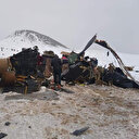 Kırıma uğrayan helikopterin ilk görüntüsü