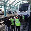 Ankara-Sivas YHT hattının performans testlerini yapan tren yeniden Sivas'a geldi