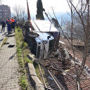 Babasının kamyonetini kaçırdı: Arkadaşlarla gezinti gecekondunun çatısında bitti