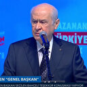 Yeniden başkanlığa seçilen Bahçeli'den teşekkür konuşması