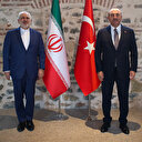 Bakan Çavuşoğlu ile İran Dışişleri Bakanı Zarif Dolmabahçe'de görüşüyor