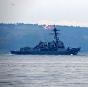 ABD savaş gemisi 'USS Thomas Hudner' Çanakkale Boğazı'ndan geçti