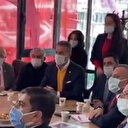 Türkiye Değişim Partisi lideri Sarıgül genel merkezden AK Parti kongresini takip etti