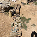 Toprağa gizlenmişti: PKK/YPG'ye ait 693 kilo patlayıcı ele geçirildi