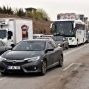 "Kilit kavşak" yine kilitlendi: Kuyruğun ucu gözükmüyor