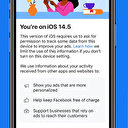 Facebook ve Instagram iOS 14.5 yükleyen kullanıcılara uyarı göndermeye başladı