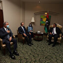 Libya Başkanlık Konseyi Başkanı el-Menfi, Çavuşoğlu ve Akar'ı kabul etti