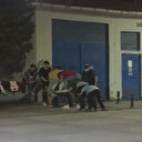 Tam kapanmada pes dedirten görüntüler sokak ortasında uzun eşek oynadılar