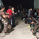 Osmaniye'de polisin durdurduğu iki minibüsten 66 kaçak göçmen çıktı