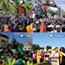 Dünya Filistinliler için ayakta: Özgür Filistin için gösteriler düzenlendi