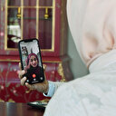 Emine Erdoğan Mescid-i Aksa'daki direnişin sembolü Filistinli sanatçı Afifi ile görüştü: Seni Türkiye'de görmek isteriz