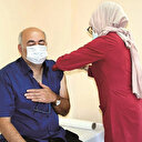 Engellilere aşı başladı