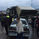 Anadolu Otoyolu'nun Kocaeli kesiminde kaza: Ulaşım sağlanamıyor