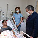 Sağlık Bakanı Koca'dan saldırıya uğrayan doktor Ertan İskender'e ziyaret