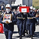 Bitlis'te şehit düşen güvenlik korucusu Cahit Çelik için tören