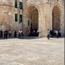 Hz. Muhammed'e hakareti Mescid-i Aksa'da protesto eden Filistinlilere işgalci İsrail askeri müdahale etti