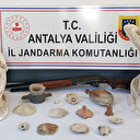 Antalya'da tarihi eser operasyonunda 2 şüpheli yakalandı