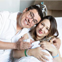 Ünlü çiftin mutlu günü: Oyuncu İbrahim Büyükak doğum sonrası ilk kareleri paylaştı