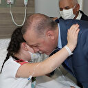 Cumhurbaşkanı Erdoğan'ın ziyaret ettiği küçük Elanur: Kalbim mutlulukla doldu