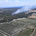 Bozcaada'da orman yangını