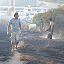 Bodrum'da faciadan dönüldü: Yangın metreler kala söndürüldü