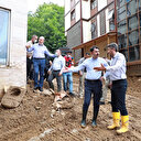 Rize’de selin izleri siliniyor: Bakanlar afet bölgesinde inceleme yaptı