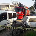 Klima bomba gibi patladı, tüm ev yandı bölgede elektrikler kesildi