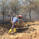 Kilis'te kontrol altına alınan orman yangını yeniden alevlendi