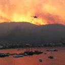 Marmaris’in ciğerleri yanıyor: Yangın gece boyunca ilerleyişini sürdürdü