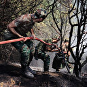 Azerbaycan'dan Marmaris'e gelen yardım ekibi söndürme çalışmalarına başladı