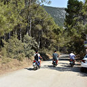 Kumluca’da paraşüt ve paramotorlarla orman nöbeti