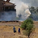 Vatandaşlar yangına kova ile su taşıdılar