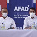 Bakanlar afet bölgesinde: 1037 konutu hızlı şekilde inşa edeceğiz