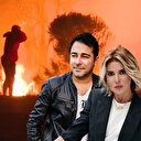 Gülben Ergen ve Atilla Taş algı peşinde: ABD'deki yangın videosunu Türkiye diye paylaştılar