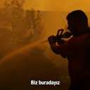 "Biz buradayız alevle göğüs göğüseyiz"